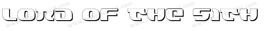 Lord of the Sith Con字体转换